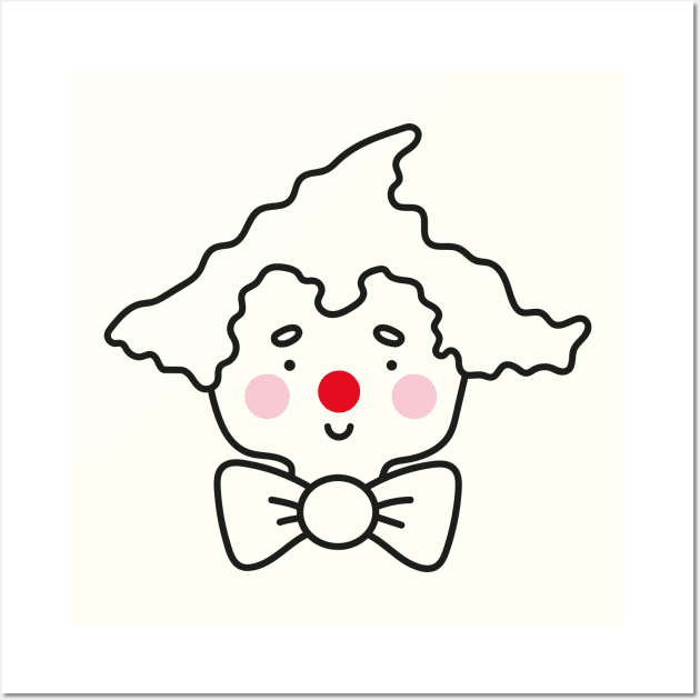 Cute clown Wall Art by Eva Martinelli